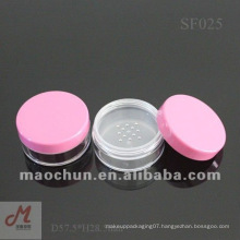 SF025 2g/3g/5g/8g/10g/20g/30g gram Cosmetic loose powder sifter jars